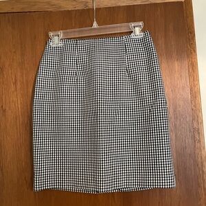 Vintage checkered mini skirt